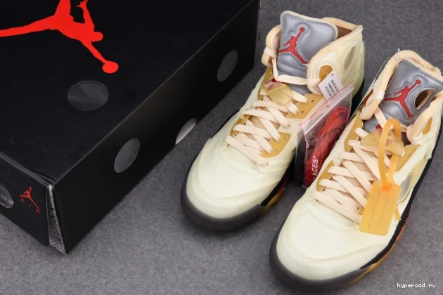 5 Sail OFF-WHITE Retro Jordan DH8565-100 0814